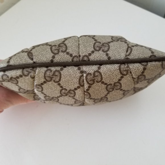 80's Vintage Gucci Cosmetic Bag/Clutch/Pouch with box - Picture 6 of 12